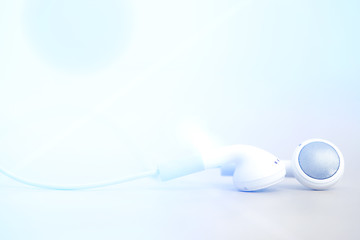 Image showing Modern earphones