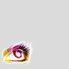 Image showing Great big eye.
