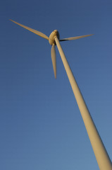 Image showing wind turbine diagonal