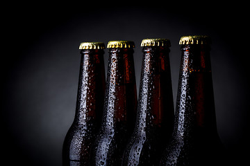 Image showing Bottles of beer