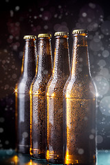 Image showing Bottles of beer