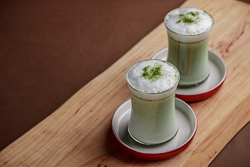 Image showing Matcha latte