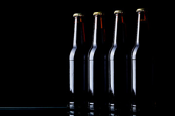 Image showing Bottles of beer
