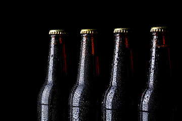 Image showing Bottles of beer