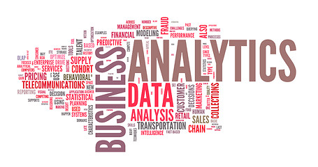 Image showing Illustration of analytics business analysis
