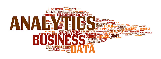 Image showing Illustration of analytics business analysis