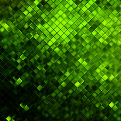 Image showing Green glitters on a soft blurred. EPS 10