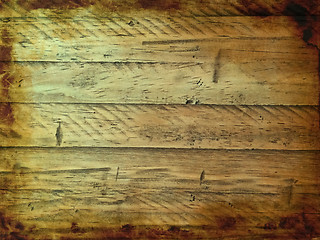 Image showing Old and shabby wood background