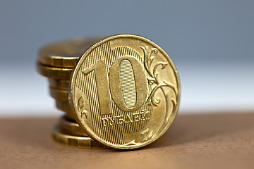 Image showing coins in stack