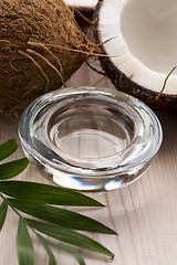 Image showing Coconut and coconut water