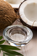 Image showing Coconut and coconut water