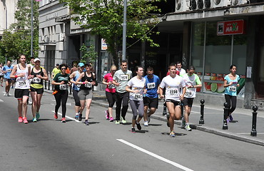 Image showing Belgrade Marathon 2014.