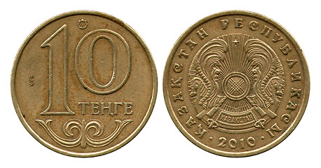 Image showing ten tenge, Republica Kazakstan, 2010