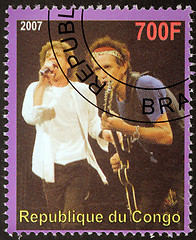 Image showing Rolling Stones Stamp