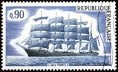 Image showing Sailing Ship Stamp