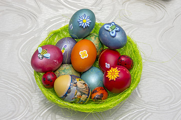 Image showing Easter eggs