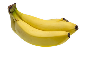 Image showing Fresh yellow bananas