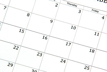 Image showing Calendar