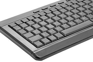 Image showing Black keyboard