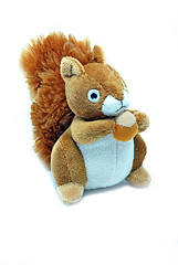 Image showing Red squirrel toy