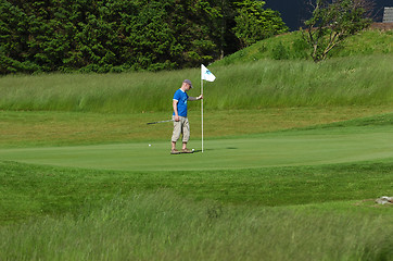 Image showing young golfer