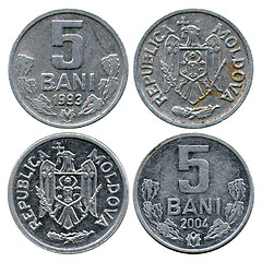 Image showing five bani, Republica Moldova, 1993-2004