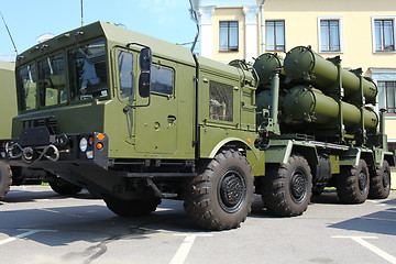 Image showing mobile missile launcher