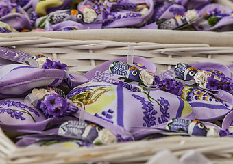 Image showing Avignon Souvenirs- Little Sacks with Lavender and Cicadas