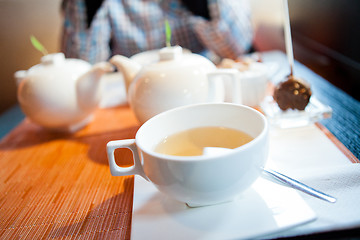 Image showing Herbal tea in cup