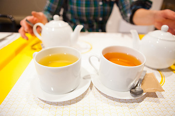 Image showing Herbal tea in cups