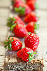 Image showing fresh strawberries