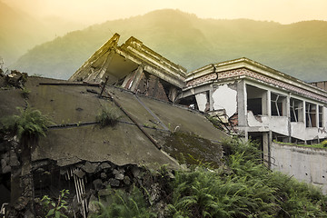 Image showing Damage Buildings of Wenchuan Earthquake,Sichuan