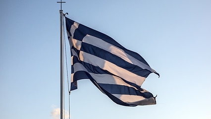 Image showing National flag of Greece 