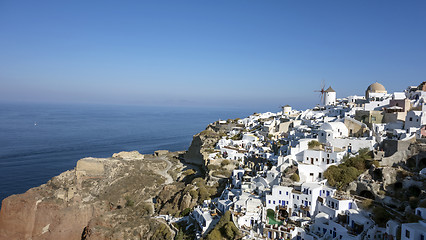 Image showing traditional architecture in Santorini