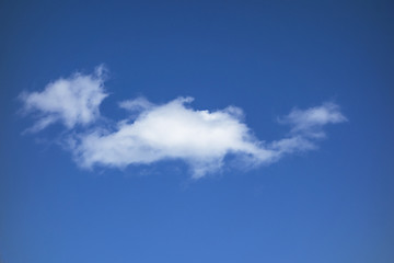 Image showing  blue sky and white clouds 