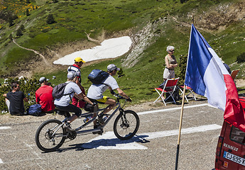 Image showing Cycling in Pyrenees