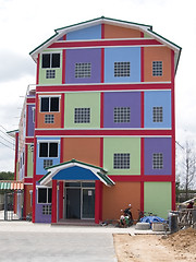 Image showing Colourful house