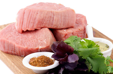 Image showing Raw Beef Steaks