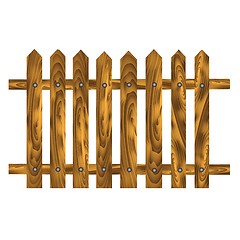 Image showing brown fence