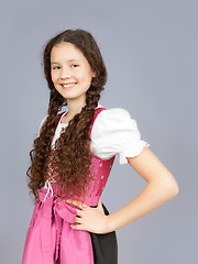 Image showing traditional bavarian girl