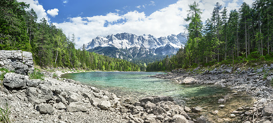 Image showing Eibsee Zugspitze