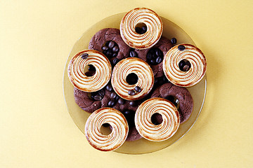 Image showing Cookies and coffee