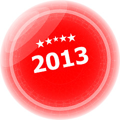 Image showing 2013 Labels, stickers, pointers, tags for your (web) page