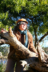 Image showing Woman in the nature