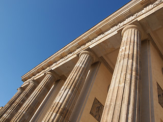 Image showing Brandenburger Tor Berlin