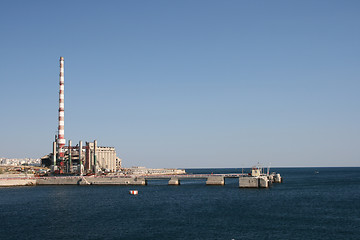 Image showing industry by the sea piraeus athens greece 2