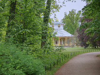 Image showing Tea house in Park Sanssouci in Potsdam