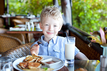 Image showing boy at vacation