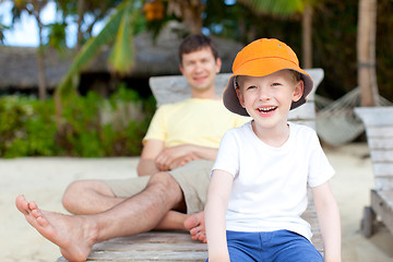 Image showing family at vacation