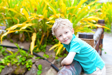 Image showing boy at vacation